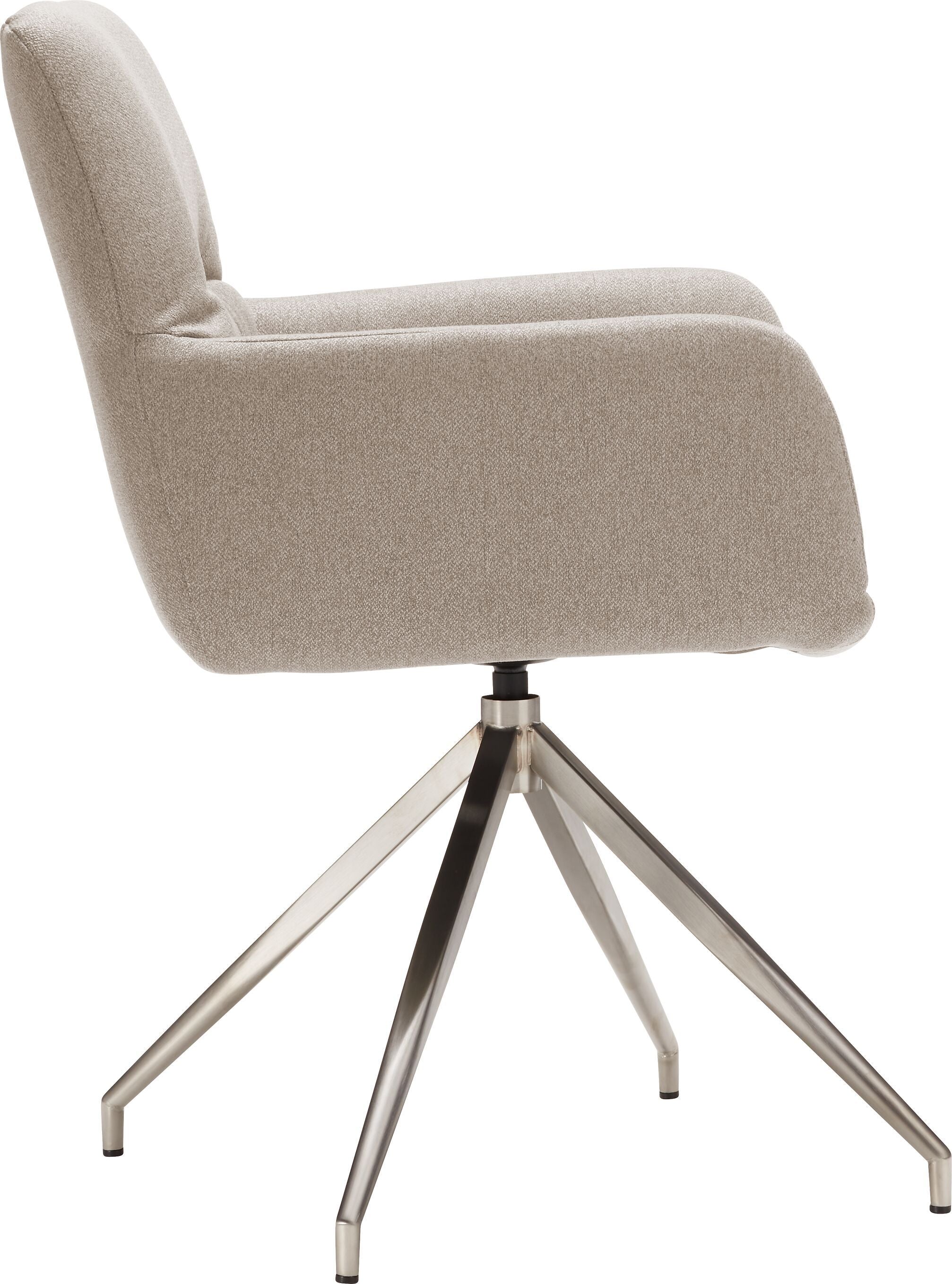 NAVIGLI II Stuhl - Beige / B: 58.0 cm x T: 61.0 cm x H: 89.0 cm