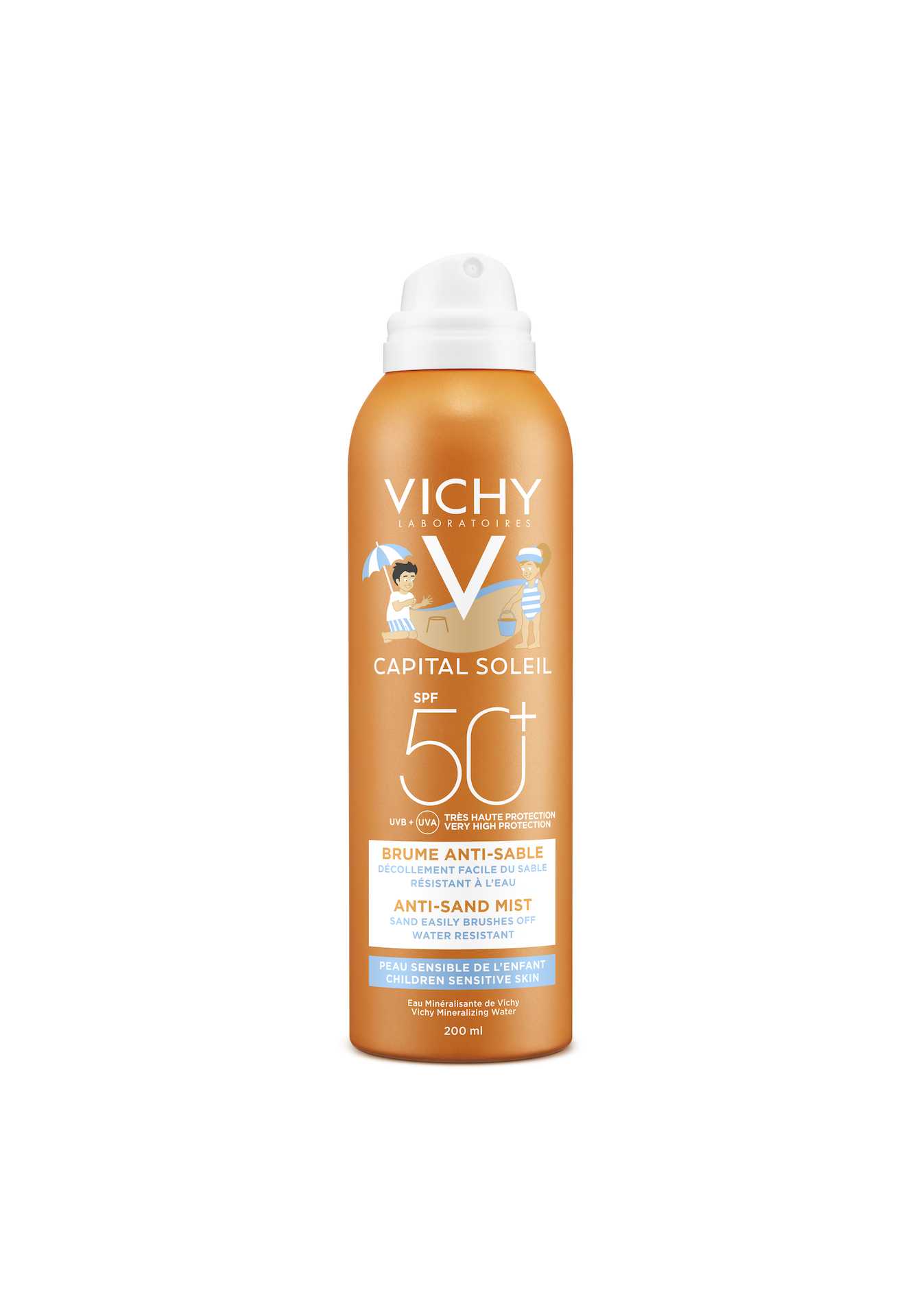 Vichy Ideal Soleil Anti-Sand<br>200 ml, Kinder LSF50+