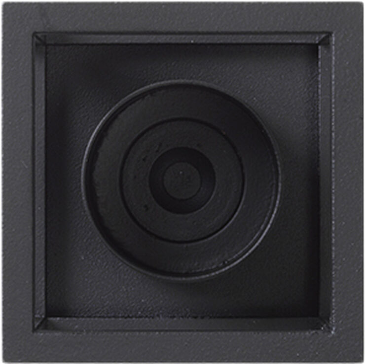 Audo Copenhagen Kubus T, Candle Holder, Black Black