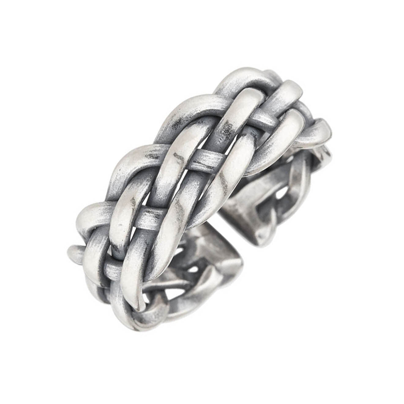 Rockstone Bague ajustable Baleri en Argent