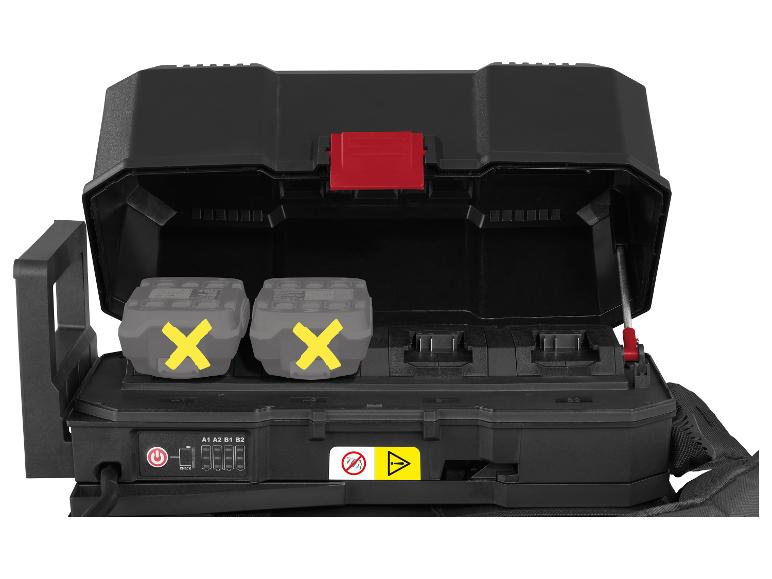 Ruggedragen accu-station 20 V / 40 V zonder accu en lader