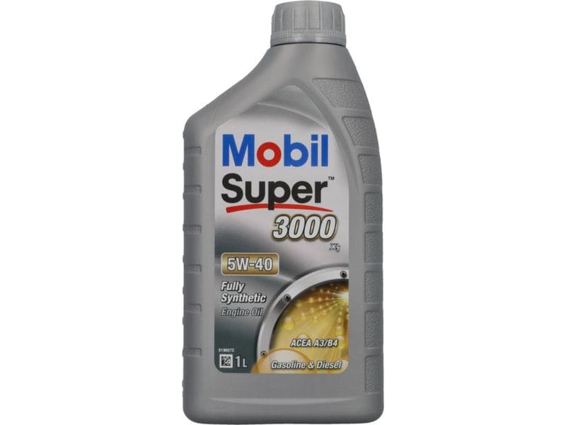Mobil Motorenöl Super 3000 X1 5W-40, 1 l Vollsynthetisches Motoröl