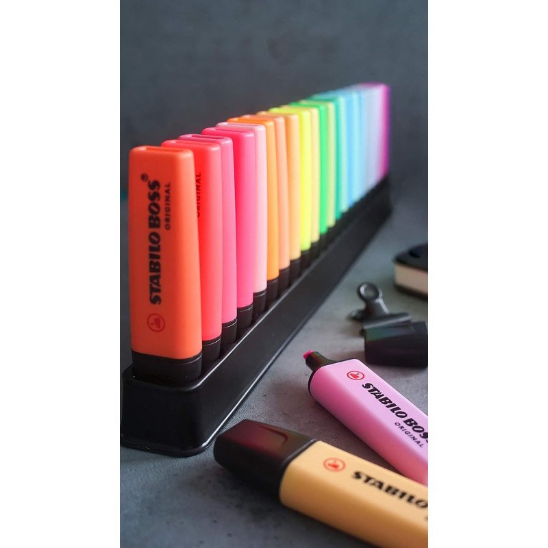 Surligneur Stabilo Boss couleurs assorties - Set de 23