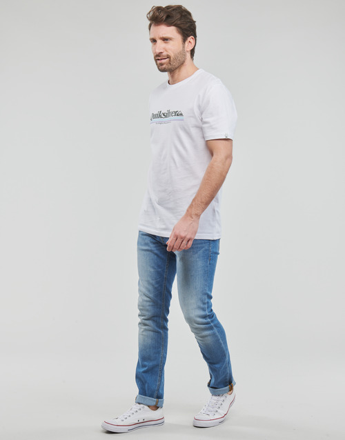 Quiksilver - BETWEEN THE LINES SS - Blanc / Bleu