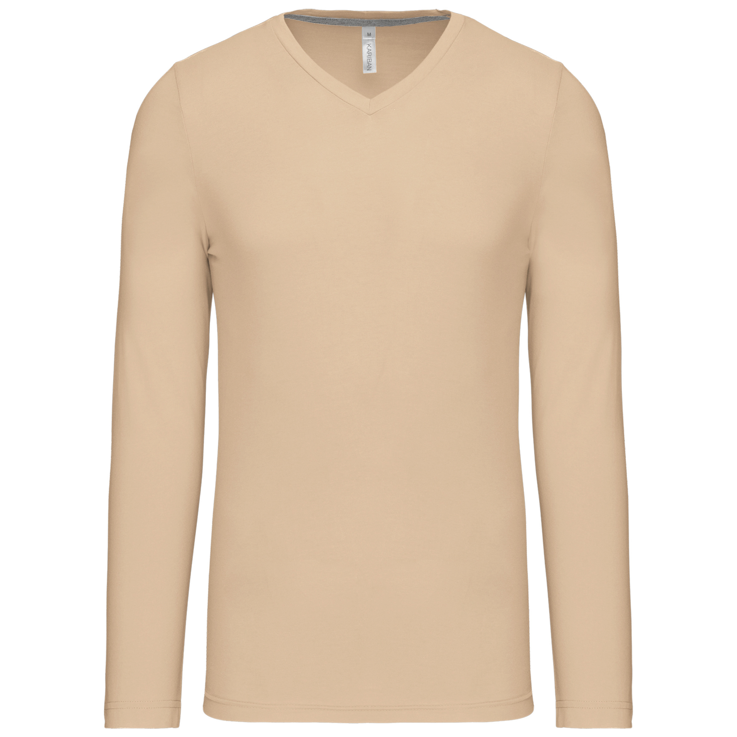 Kariban K358 - T-SHIRT COL V MANCHES LONGUES