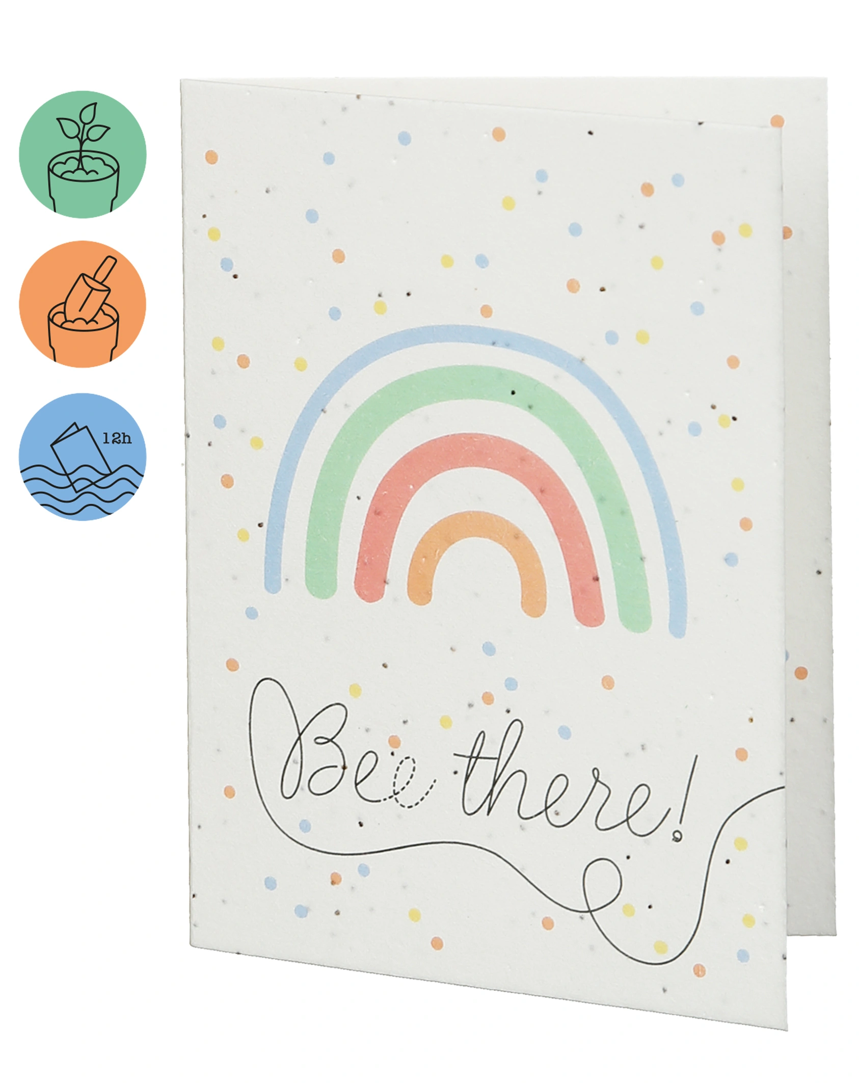 Einladungskarten PLANT & GROW aus Samenpapier 6er-Set