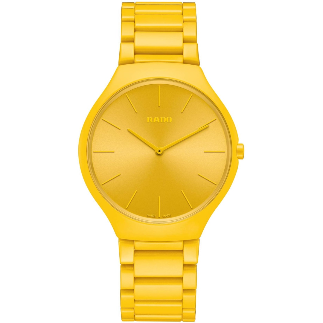 Rado True Thinline Le Corbusier Sunshine Yellow 4320W Limited Edition