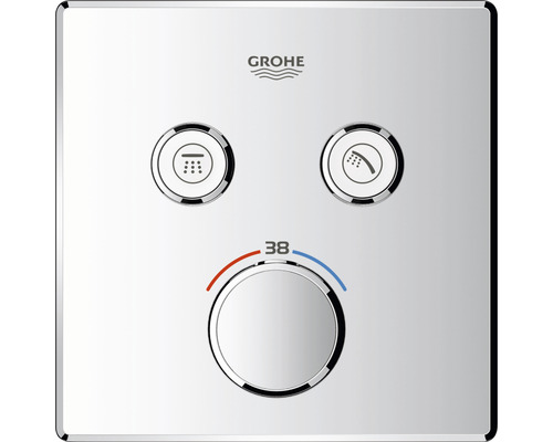 GROHE douchekraan met thermostaat GROHTHERM SMARTCONTROL chroom 29124000
