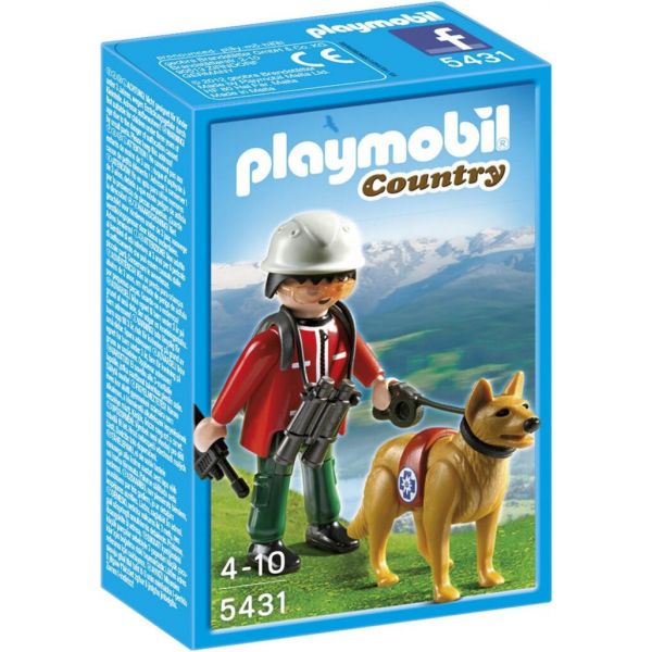 Playmobil Tecnico de Resgate com Cao - 5431