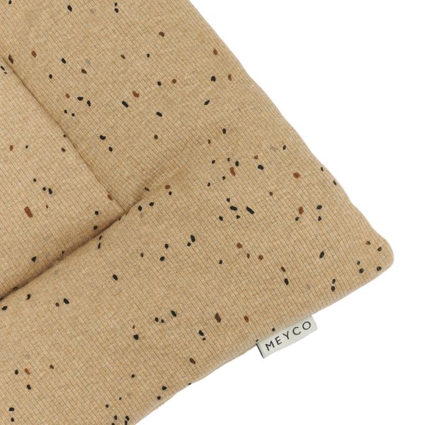 Meyco Rib Mini Spot Jumper Slaapzak - Winter - 92 cm - Toffee Melange