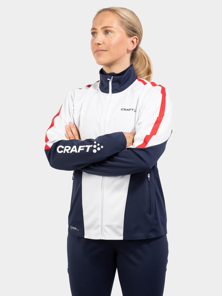 Craft Nor Pro Nordic Race Jacket 2 Womens Blaze/White