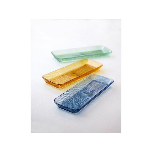 Bitz Kusintha Serveringsfad, Blue, 14x38 cm