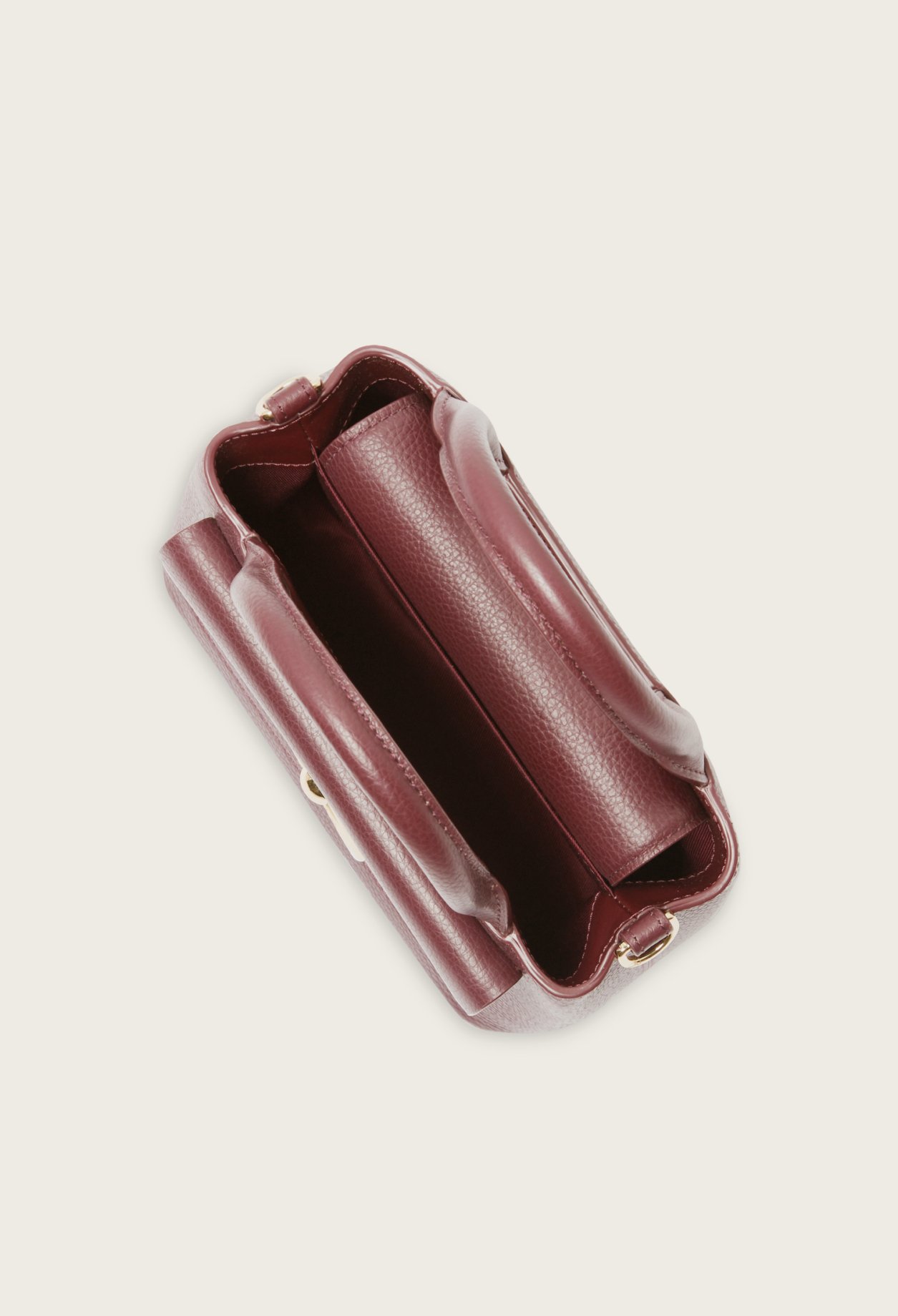 Sac Anouck cuir bordeaux