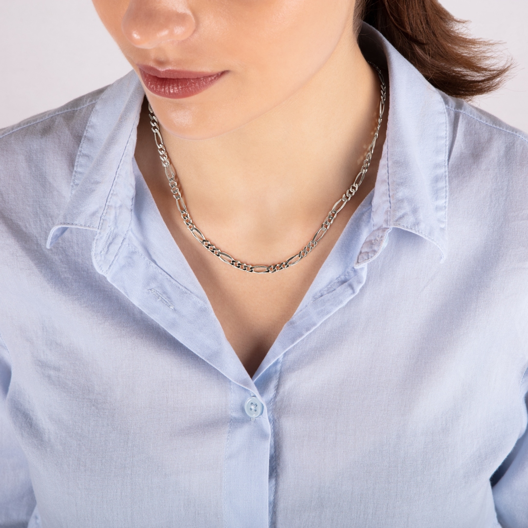 Figarokette 925 Silber 4.2mm