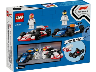 LEGO F1® Williams Racing en Haas F1® racewagens (60464)