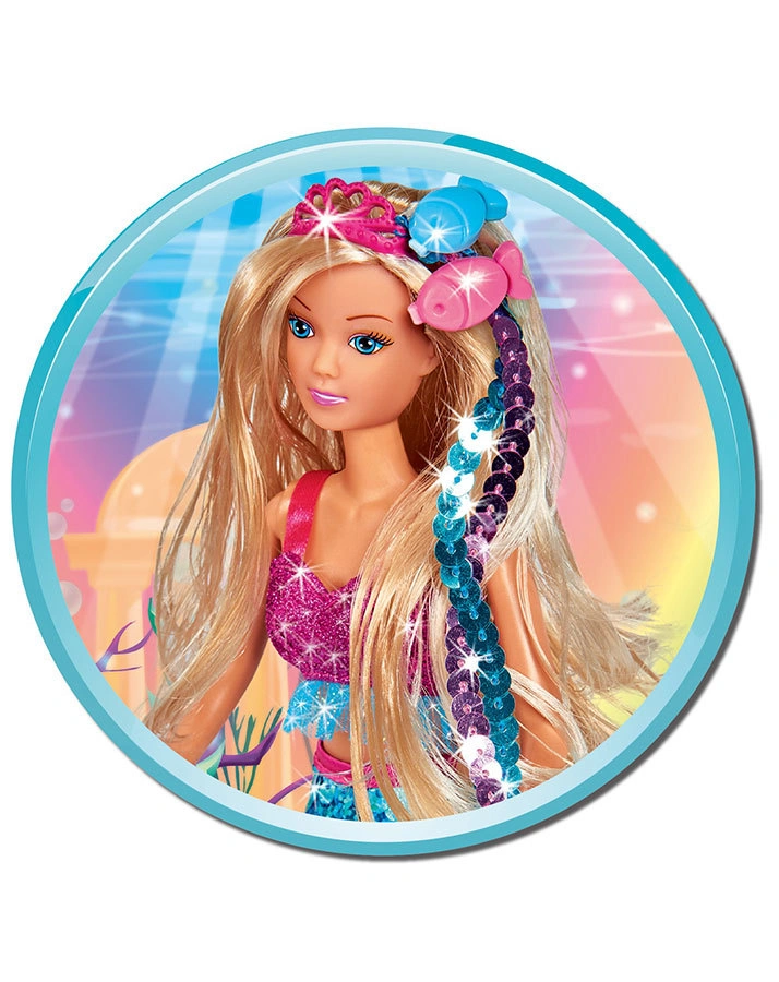 Puppe Steffi LOVE – SWAP MERMAID in pink/türkis