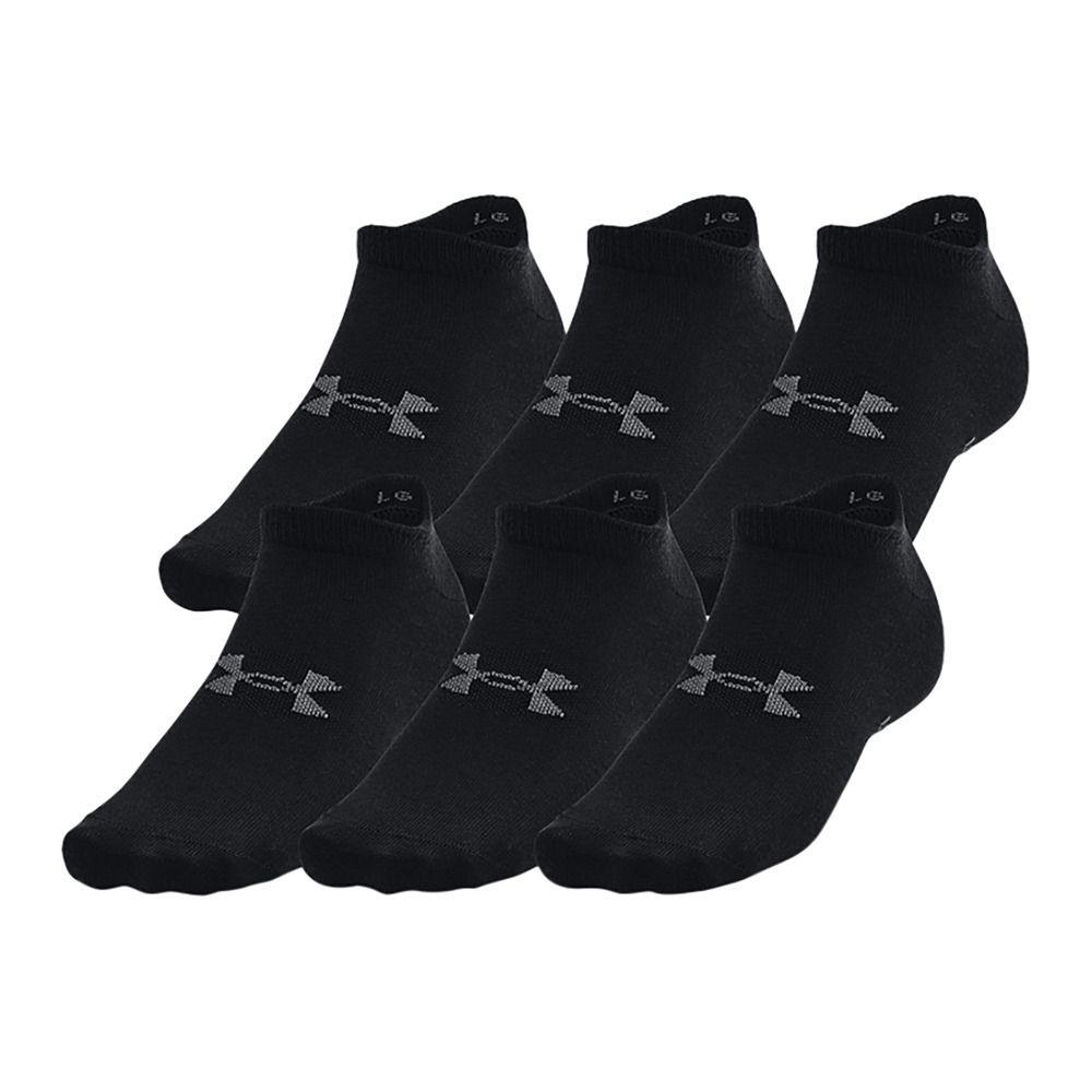 Under Armour ESSENTIAL NO SHOW - Chaussettes x6 noir