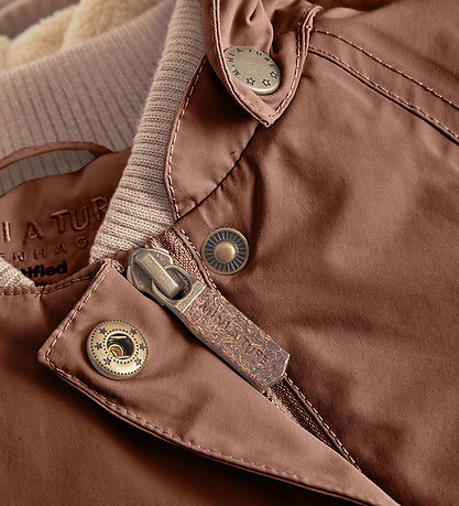 Mini A Ture Vinterjakke - Wang Fleece - Rootbeer Brown