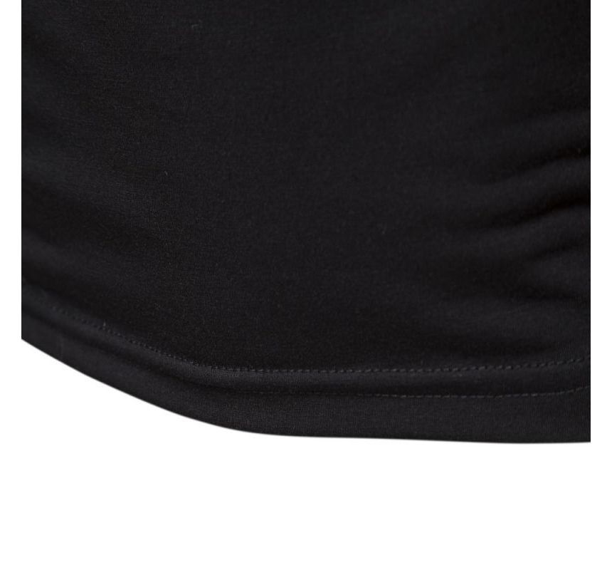 Lefitt - Mock tweedelig T-shirt met korte mouwen en capuchon