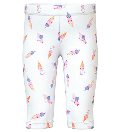 Name It Leggings - NmfVivian - Bright White/Eiscreme