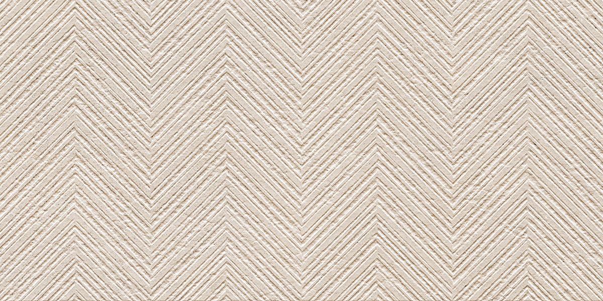 Tegelsample: Jabo Borneo Sand wandtegel geometrisch 60x120cm gerectificeerd