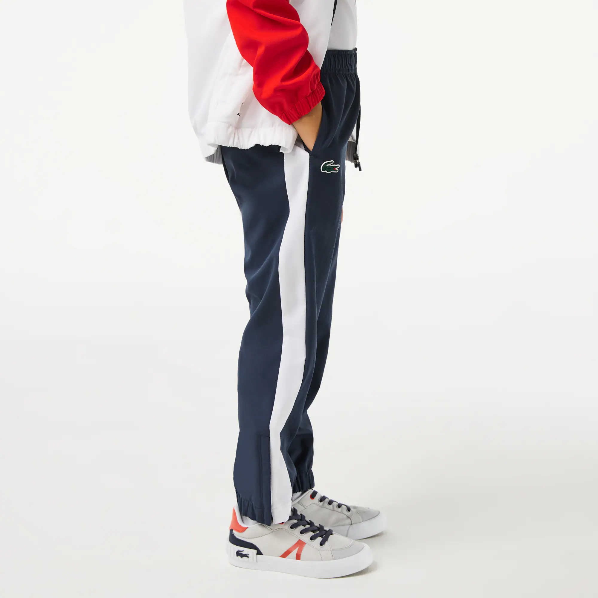 Jungen LACOSTE TENNIS x Daniil Medvedev Jogger-Set Trainingsanzüge - Rot - Lacoste - Jungen
