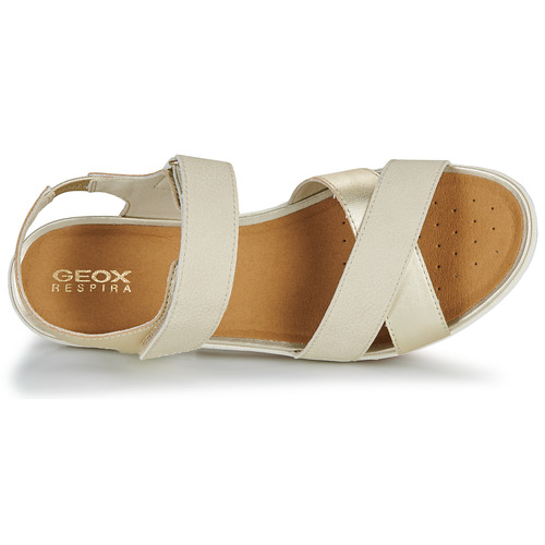 Geox - D SANDAL VEGA - Beige / Doré