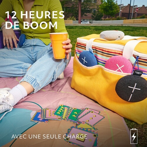 Enceinte sans fil Ultimate Ears MINIROLL Pink