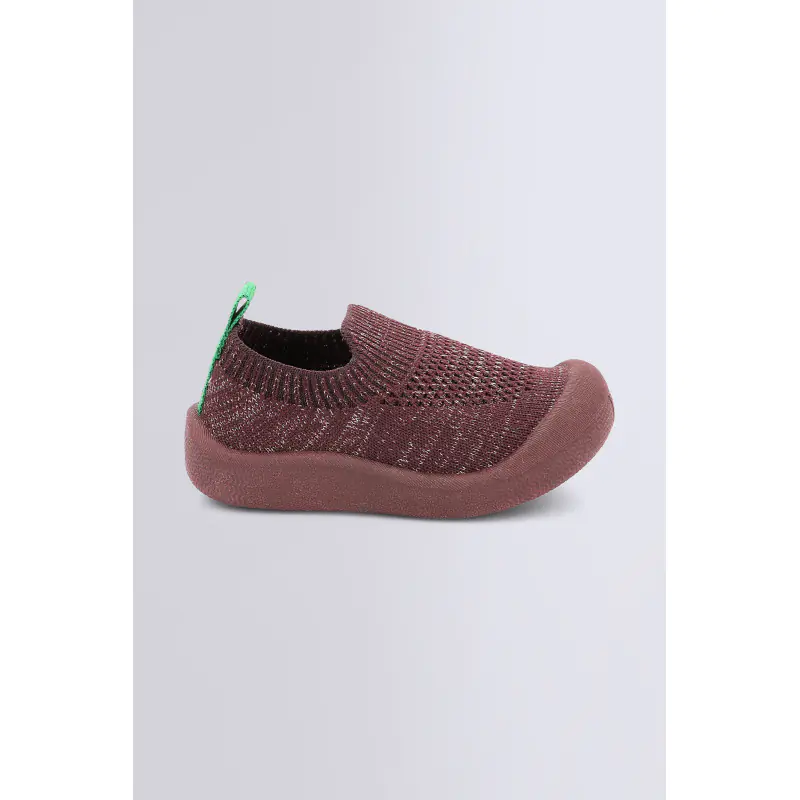 KICK EASY BORDEAUX BRILLANT CHAUSSONS Textile Bébé