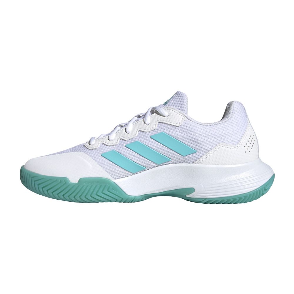 Adidas Performance GAMECOURT 2.0 - Chaussures tennis Femme ftwwht/pulaqu/ftwwht