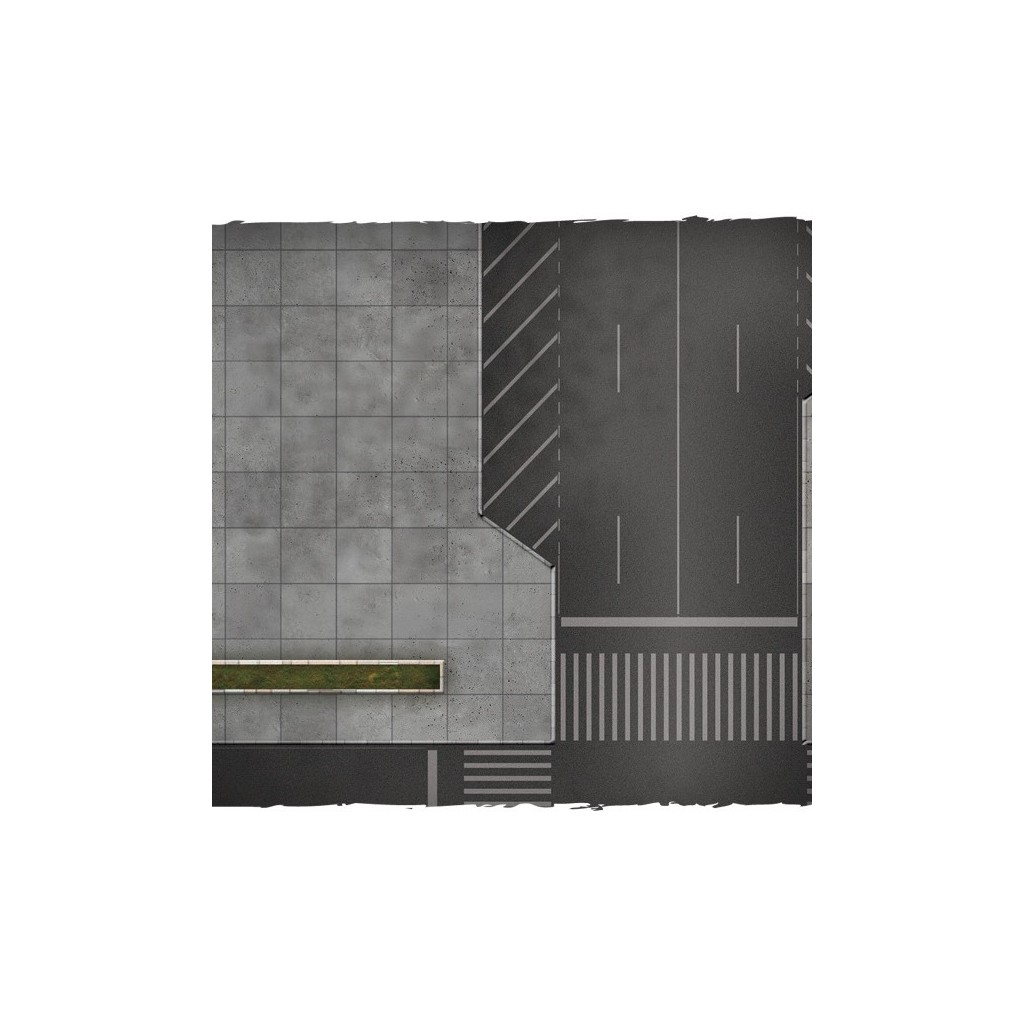 Terrain Mat Mousepad - Cityscape 1 - 120x180