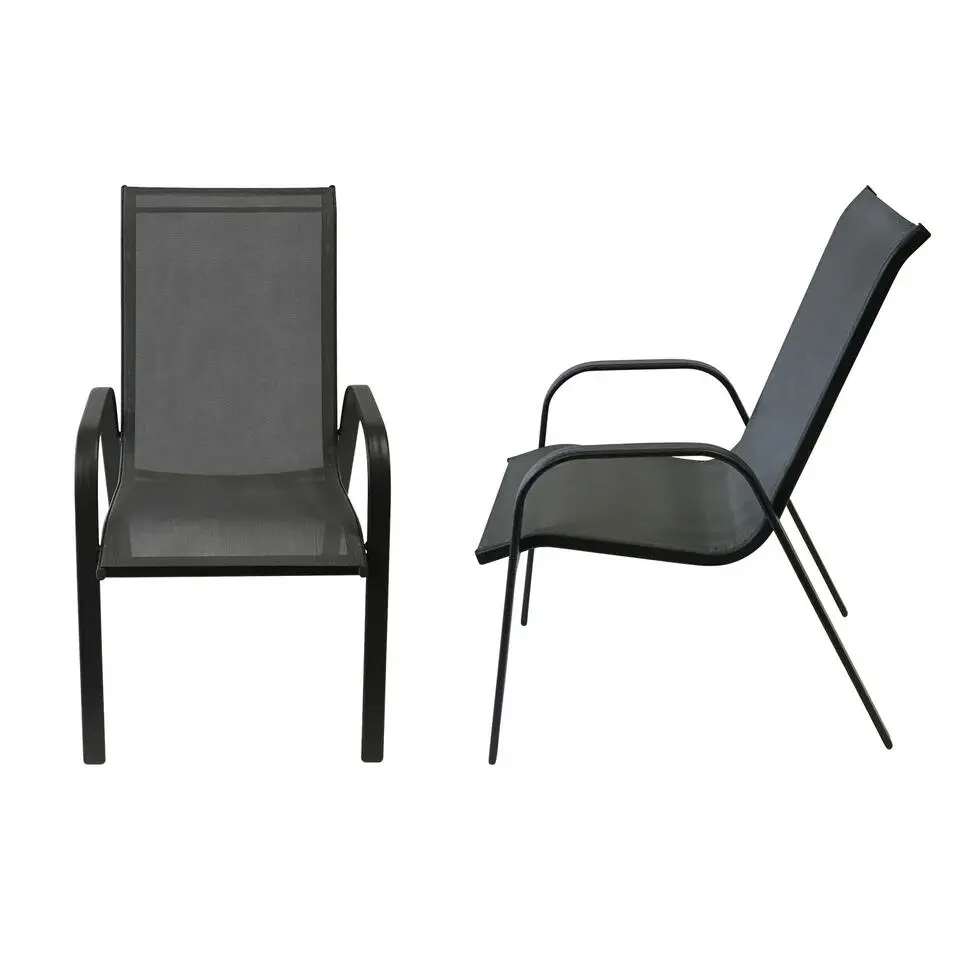 Happy Garden Stoel MARBELLA - Grijs - Aluminium