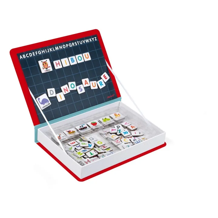 Janod Livre magnétique alphabet Magnéti'book - 131 magnets