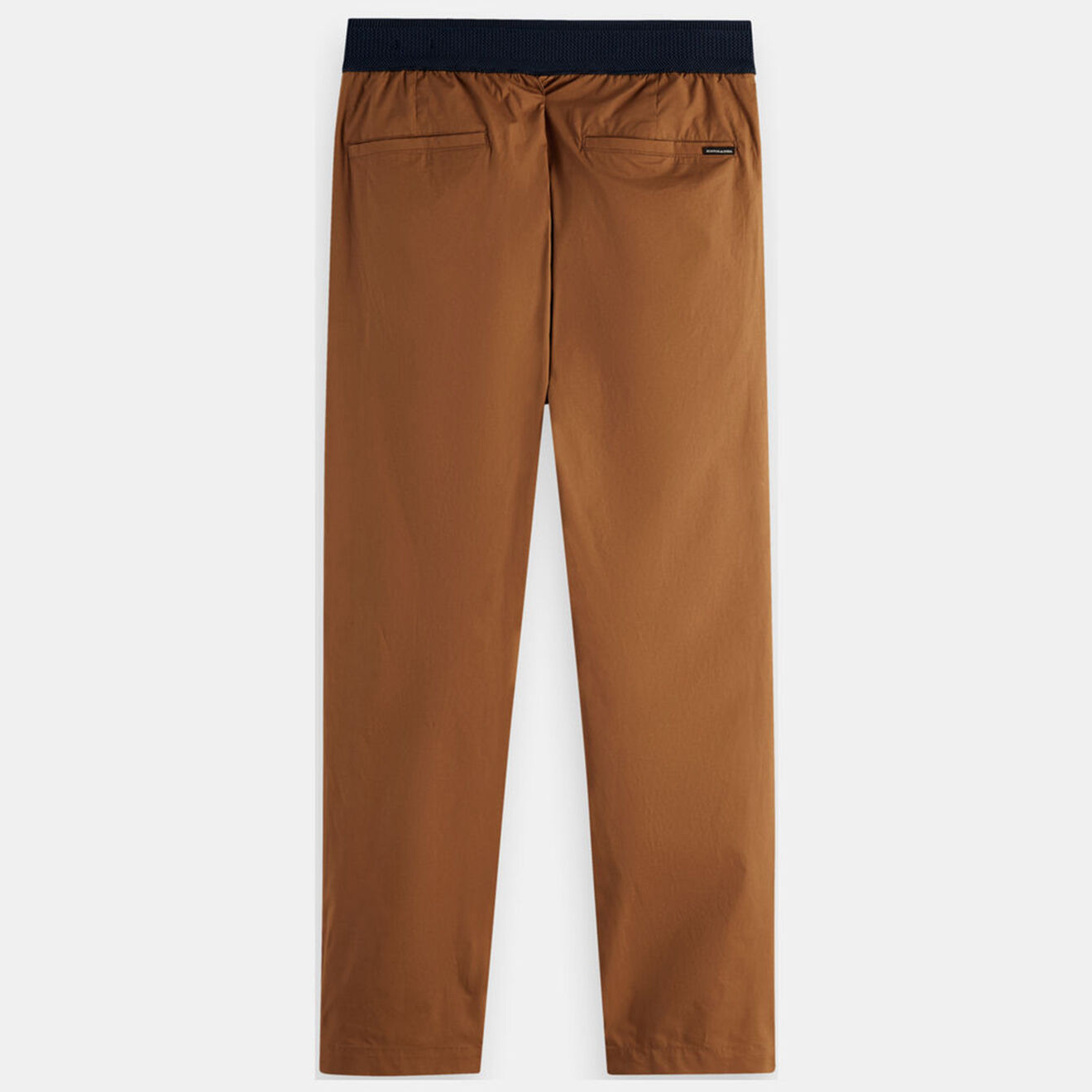 Scotch & Soda Pantalon Regular Fit Fave Tapered marron