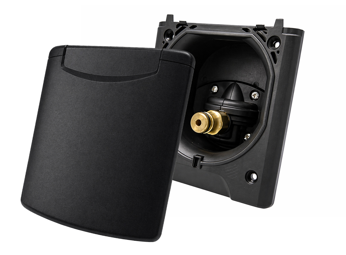 Buitenwand City waterinvoerdoos - black