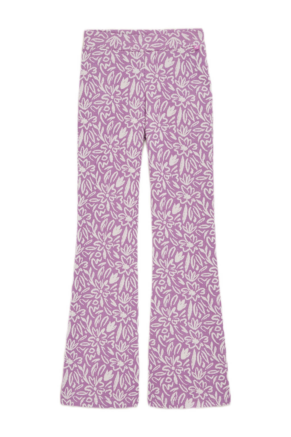 WE Fashion flared broek lila