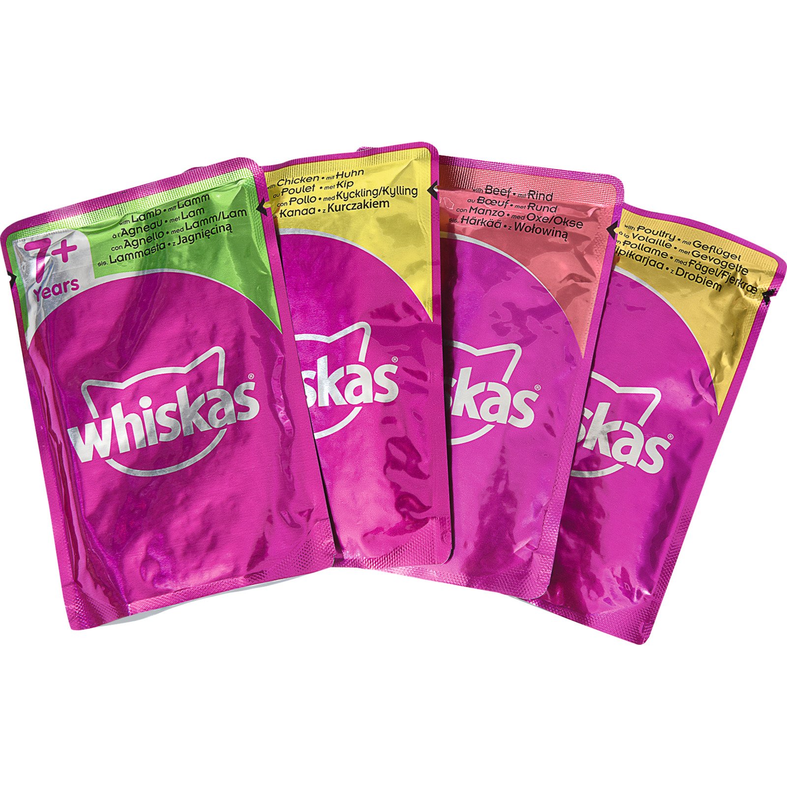 Whiskas 7+ Ragout Gelée klass. Aus 4x85g