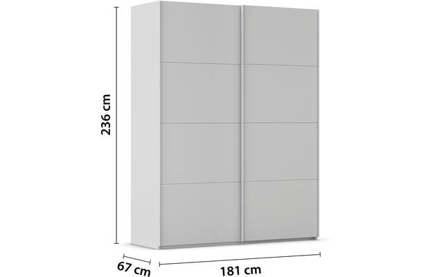 Kledingkast Finca Mat Glas