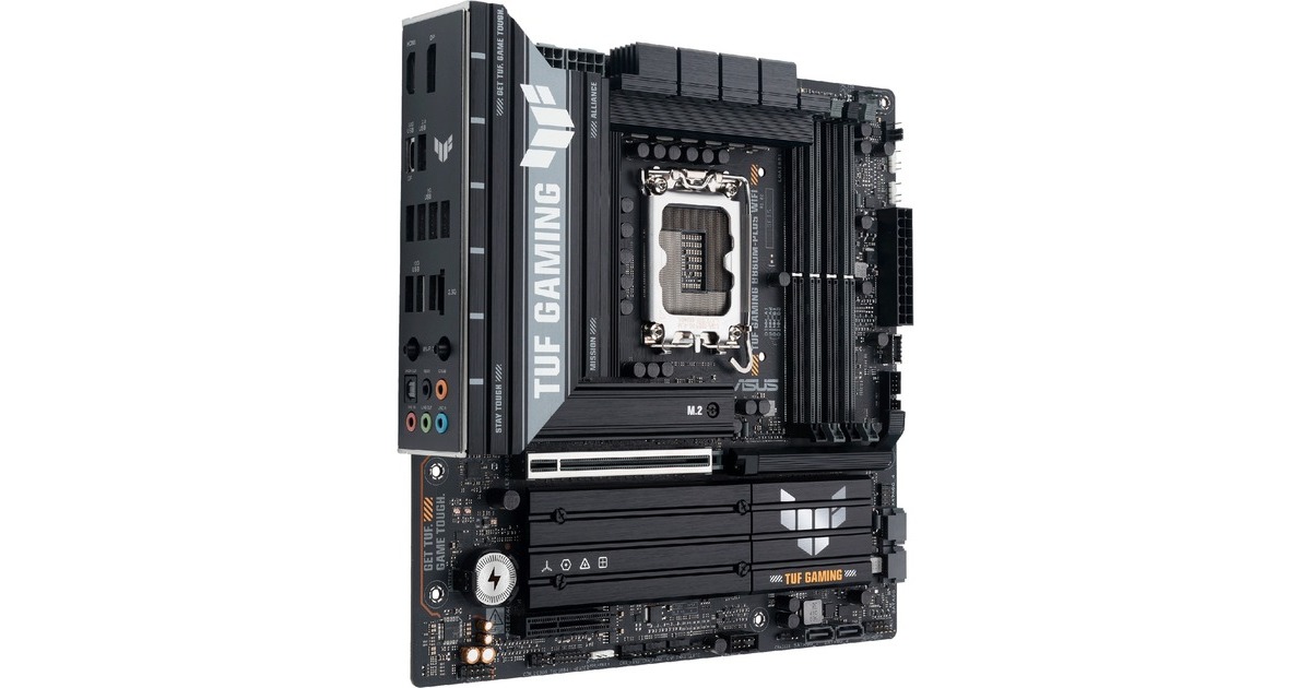 ASUSTUF Gaming B860M-PLUS WIFI socket 1851 moederbord  (2.5 Gb-LAN, Wi-Fi 7, BT, Sound, µATX)