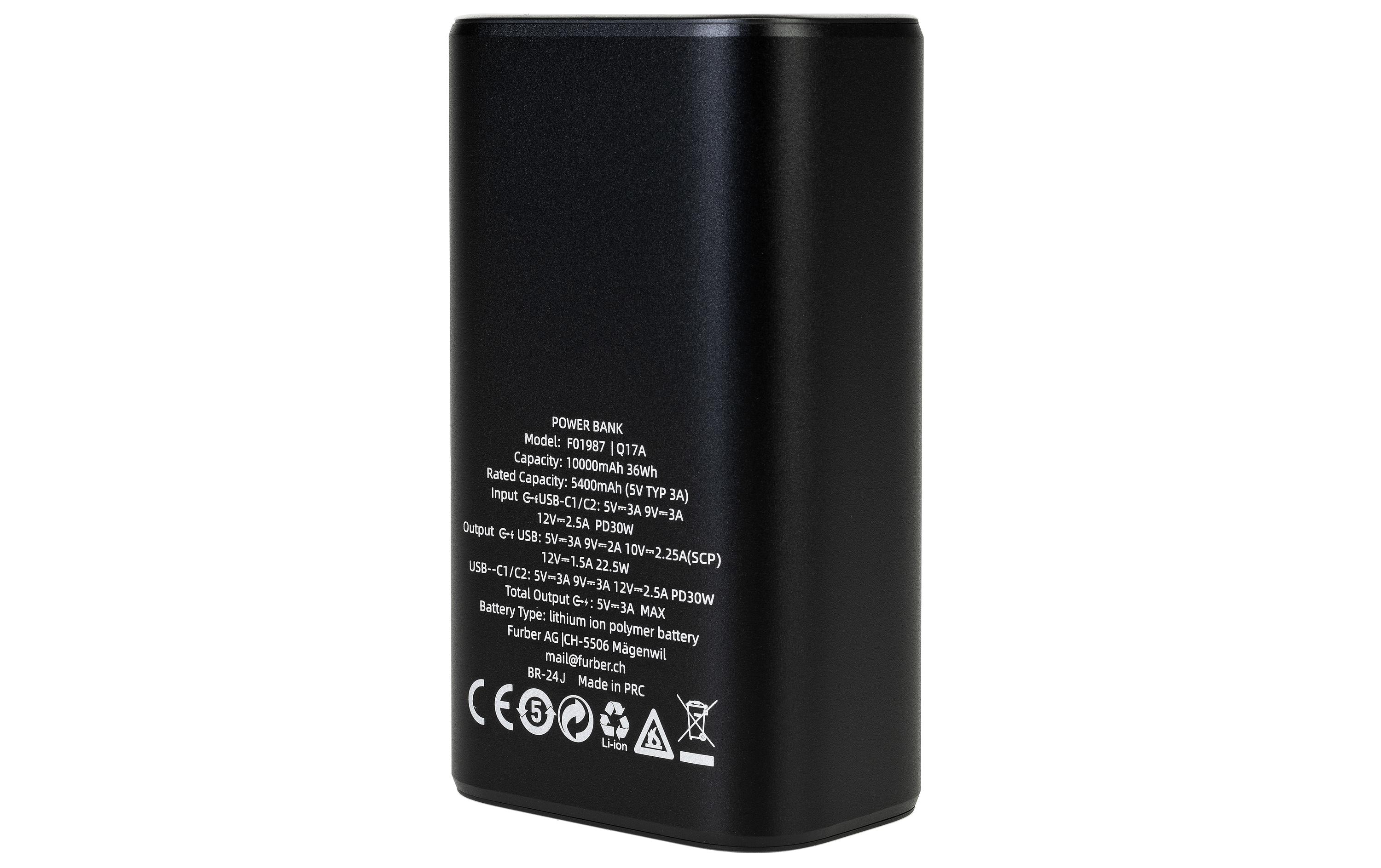 Powerbank Pro Block Mini 10000 mAh PDLeistungsstarke Powerbank in kompaktem Design mit drei Ladeanschlüssen
