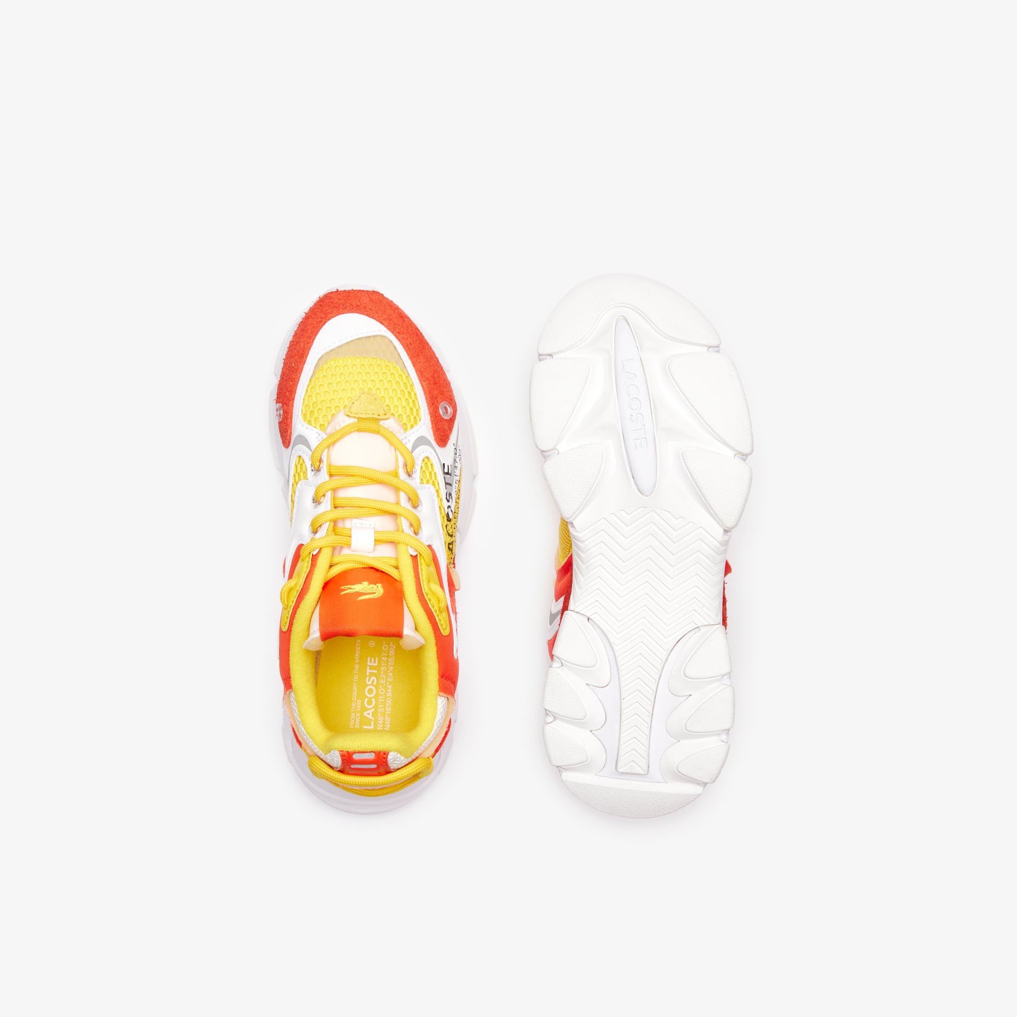 Sneakers L003 Neo femme en textile Sneakers - Jaune - Lacoste - Femme