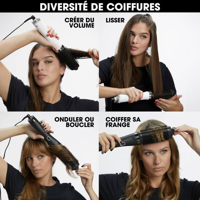 Brosse Soufflante 2-en-1 Duet Blowdry Noir ghd