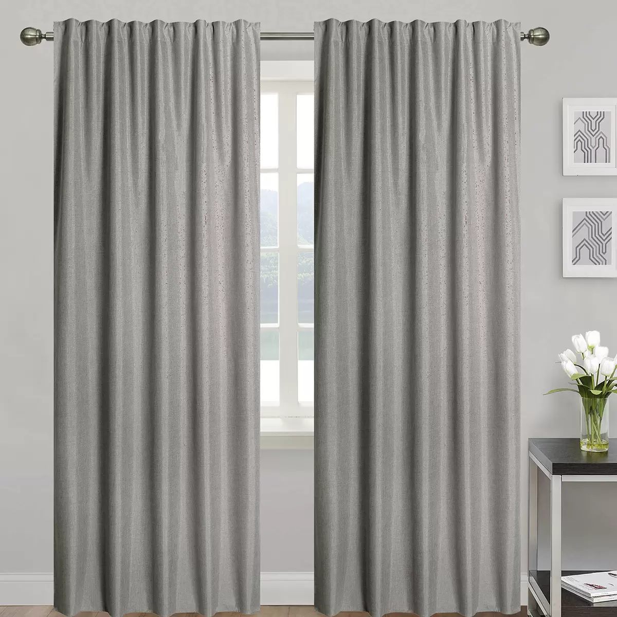 Fertigvorhang Verdunkelung Ohio taupe
