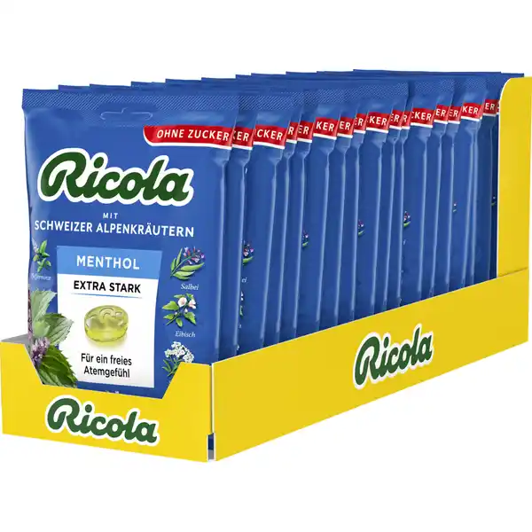 Menthol Extra Stark Bonbons zuckerfrei
