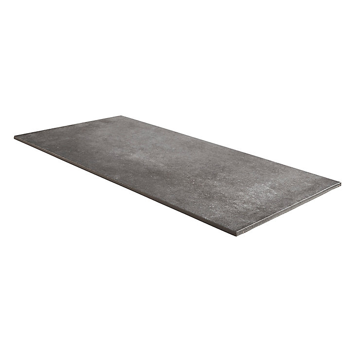 Carrelage sol anthracite 30,7 x 61,7 cm Konkrete