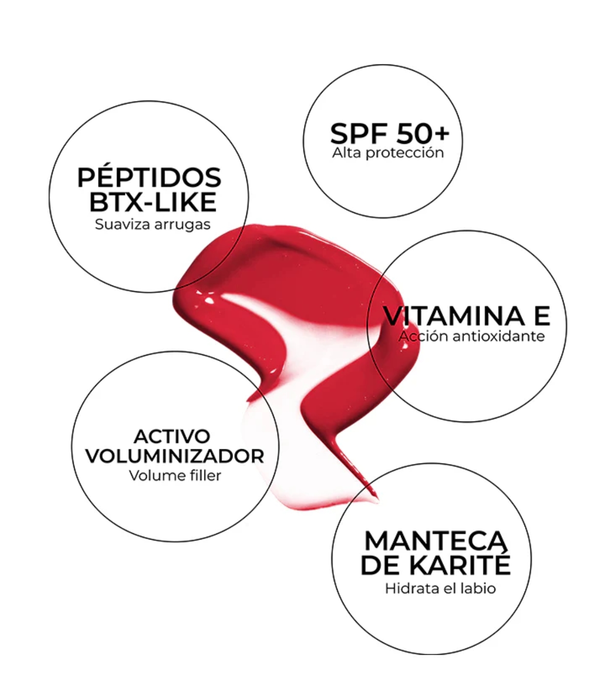 SEGLE - Bálsamo labial com peptídeo FPS50+ - Cherry Allure