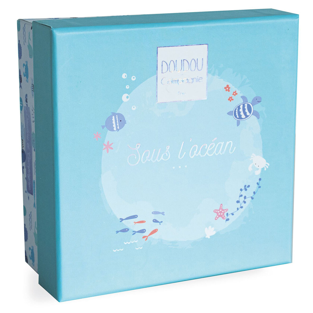 Doudou et Compagnie Poisson mignon avec doudou corail - 16x5 cm