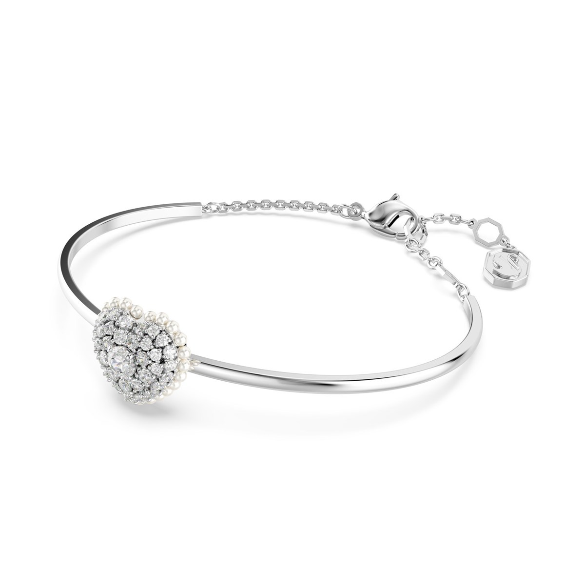 Bracelet jonc Swarovski Hyperbola coeur