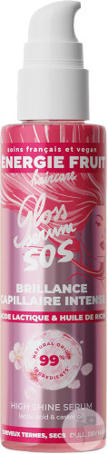 Energie Fruit Sérum Capillaire SOS Gloss Brillance Intense Cheveux Ternes Acide Lactique 75ml