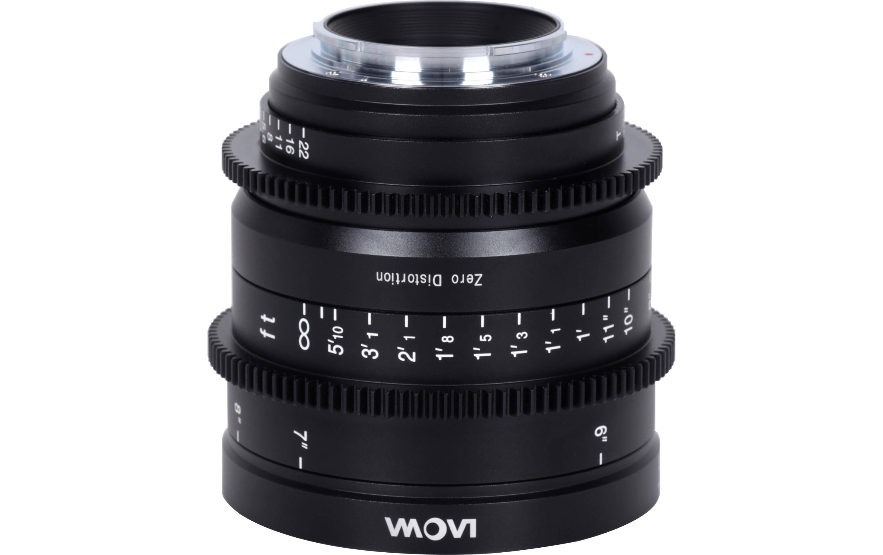 Festbrennweite 15 mm T/2.1 Zero-D Cine (Feet) – Sony E-Mount<br>Ultra-Weitwinkelobjektiv mit robustem Gehäuse